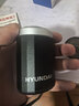 HYUNDAI电动剃须刮胡刀胡须刀男士mini迷你便携款式小钢炮全身水洗车载高档实用生日礼物送男友老公父亲 全配黑六叶款【12核电机+58硬度】普通装 实拍图