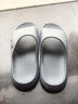 京东京造【3.5cm踩屎感】eva厚底拖鞋男士防臭休闲凉拖鞋 碳灰 42-43 实拍图