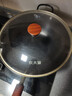 炊大皇铁锅家用无涂层不锈炒锅燃气灶专用炒锅炒菜锅平底锅极铁锅34cm 实拍图