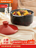 苏泊尔（SUPOR）砂锅煲汤锅炖锅3.2L养生煲耐高温不开裂陶瓷煲 实拍图