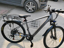 永久锂电池助力电动自行车禧玛诺变速超长续航山地车男女士双碟刹单车 F58摩天灰【助力续航约50-60KM】线碟 26英寸 实拍图