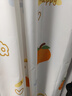访客 浴帘 优质涤纶加厚免打孔浴室防水隔断帘 橘子款1.8-2米带挂环 实拍图