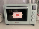 海氏（Hauswirt）C40三代电烤箱家用专业烘焙多功能大容量发酵一体机食品级搪瓷内胆智能菜单 湖水绿 40L 实拍图