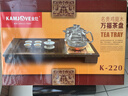 金灶（KAMJOVE）鸡翅木茶盘 整套茶具套装茶台烧水壶一体全自动上水功夫茶具K-220 鸡翅木茶盘（不含茶艺炉） 1个 实拍图
