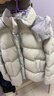 美力城【檀健次同款】羽绒服女士新款可调节收腰保暖防风鹅绒服外套019 帽子灰 L 实拍图