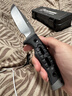 汉道户外生存刀户外刀野外防身高硬度露营随身便携洛克DC53钢镀灰钛 实拍图