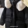 波司登服饰五折反季冬女加厚立领宽松中长款大毛领商场同款羽绒服 实拍图