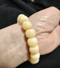 顶妃（DING FEI）原色骆驼骨桶珠手串手链男女佛珠高密高油未脱脂文玩骨头手串礼物 桶珠 10*12   A21-101 实拍图