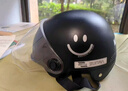 新日新日3C国标认证摩托电动车头盔男女四季通用骑行电瓶车半盔安全帽 混沌黑【高清短镜】 3C新国标A类 实拍图