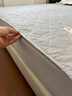 南极人（Nanjiren）A类夹棉全棉床笠1.8米x2米纯棉100%床罩加厚席梦思床垫保护套床单 夏洛床笠-白【A类全棉+新疆棉花填充】 180cm*200cm 单床笠 实拍图