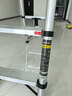 稳纳伸缩梯家用折叠多功能户外人字梯铝合金升降登高楼梯六步工程梯子 实拍图