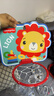 费雪（Fisher-Price）儿童玩具球10cm彩印球狮子+室内挂式投篮框 实拍图