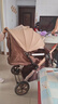 奔昂 婴儿推车可坐可躺轻便避震宝宝折叠婴儿车双向BB童车手推车 升级卡其+一键单手收+可坐躺+可双向推行+四轮高配 实拍图