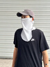 特步（XTEP）防晒面罩骑行冰丝面巾围脖套魔术头巾男女防风尘骑车登山钓鱼装备 【降温隔热/冰丝面罩】浅灰色 均码【80-200斤】 实拍图