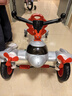 贝趣漂移车儿童三轮车飞机车脚踏车3-6岁扭扭车男孩女孩生日礼物 加大灰红 丨座椅调节+橡胶轮+礼盒 实拍图