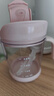 babycare三合一斜口吸管杯宝宝喝水牛奶学饮杯男女刻度儿童水杯-满杯300ml 实拍图
