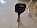 科固（KEGOO）按键手持花洒喷头飞雨增压免打孔支架淋浴软管洗澡三件套装K4031 实拍图