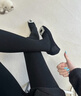 小野和子【杨幂同款】羊毛棉裤袜女秋冬季保暖秋裤打底裤加绒加厚连裤袜 实拍图