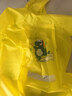 牧萌儿童雨衣带书包位男童女童女孩加长全身学生雨披 黄色恐龙 4XL 实拍图