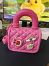 迪士尼（Disney）儿童挎包草莓熊粉红色公主3-6女童手提单肩零钱出游逛街生日礼物 实拍图