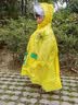 牧萌儿童雨衣带书包位男童女童女孩加长全身学生雨披 黄色恐龙 XL 实拍图