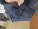 京东京造【超细美利奴羊毛】保暖磨毛长袖男衬衫2026新款春秋外套藏青42 实拍图