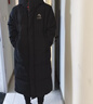 鸭鸭王一博同款312g充绒冰壳系列羽绒服长款男女极寒加厚冬季保暖外套 青光黑色 【男女同款现货速发】 3XL /190充绒312克 实拍图