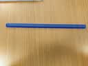 AUCS 白板磁吸磁条带刻度直尺子30cm 黑板绿板磁铁磁钉磁粒磁力贴片吸铁石办公室家用白板配件 蓝色2根 实拍图