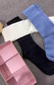 京东京造【100%纯棉】6双女式中筒袜子10A抑菌新疆棉袜休闲女防臭 彩色 实拍图