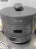 美的（Midea）【国家补贴】0涂层精钢厚釜电压力锅5L双胆全自动智能预约家用煲汤煮饭煲MY-C5856G高压锅4-6人 实拍图