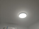 欧普照明（OPPLE）全光谱护眼吸顶灯卧室灯智能LED照明灯具简约现代快装圆形 实拍图