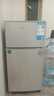 华宝小冰箱小型家用出租房用冷藏冷冻两用一级能效节能省电迷你宿舍寝室办公室二门电冰箱 【一级能效】58L银色【全国联保】 实拍图
