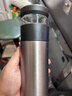 京东京造保温杯【茶水分离】男女大容量316L不锈钢泡茶水杯子金属灰500ml 实拍图