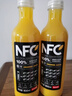 农夫山泉100%纯果汁NFC橙汁900ml*4瓶整箱装鲜果冷压榨饮料礼盒 实拍图