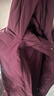 雅鹿奶奶冬装羽绒服女复古盘扣60岁70老人冬季衣服中老年妈妈外套 1890豆沙紫厚款 3XL 推荐135-145斤 实拍图