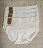 雅鹿4条女士内裤女纯棉100%全棉抑菌裆纯白色中腰女式无痕内裤三角裤 纯棉7A级抑菌- 4条 L 适合100-125斤 实拍图