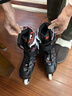 美洲狮（COUGAR ）成人可调码数轮滑鞋直排轮溜冰鞋 黑红L码 实拍图