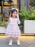 班喜迪女童连衣裙夏装2026新款宝宝公主裙周岁礼服小女孩儿童纱裙子夏季 粉色 【偏小，建议选大一码】 90 实拍图