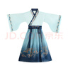 小淘孩儿童汉服男童国学服春季唐装表演服明治武侠风中式女童 广袖飞鱼服 130 晒单实拍图