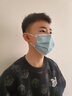 振德一次性医用外科口罩独立包装防尘花粉防晒口罩成人蓝色100只 实拍图
