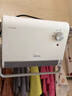 美的（Midea）【浴室新贵】暖风机浴室/台壁两用取暖器/石墨烯极速升温/节能小太阳抗菌过滤低噪音可移动HFS20XQ 实拍图