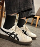 Onitsuka Tiger鬼塚虎板鞋情侣款低帮耐磨休闲鞋男ADVANTI 米色 41.5 实拍图