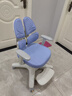 护童（Totguard）儿童学习椅可调节升降学生四背坐姿椅  G985Ultra_奇思蓝 含脚踏 实拍图