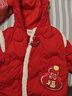 巴拉巴拉童装儿童羽绒服男童女童2025新款春装拜年服红色婴儿外套国风加厚 实拍图