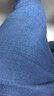真维斯（Jeanswest）牛仔裤男2026春夏轻商直筒修身牛仔长裤男蓝色常规38 实拍图
