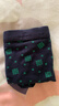 健将男士三角裤男士内裤男弹力棉抗菌中腰裤头性感短裤衩雪花款4条装 实拍图