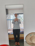 嘉晔长袖t恤男日常休闲百搭纯色圆领T恤春秋修身打底衫 黑色 2XL 实拍图