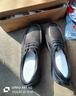 骆驼牌 男士皮鞋牛皮商务休闲爸爸鞋软底德比鞋 W932211710 黑色 43 实拍图