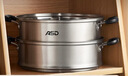 爱仕达（ASD）蒸锅双层不锈钢蒸锅 家用炖蒸煮一体汤锅 30CM大容量蒸笼QVL1530 实拍图