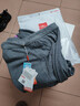 浪莎秋裤男单件纯棉薄款羊毛抑菌护膝男士棉毛裤保暖线裤衬裤深灰 L 实拍图